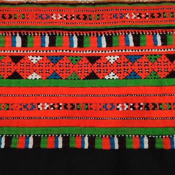  «زی‌آستین طرح پلیواری بلوچ دوخت دستی»